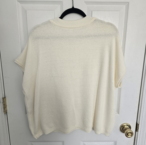 Women's Cream USA Sweater Vest - Picture 4 of 5